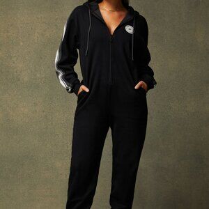 Fabletics Cozy Fleece Hooded Onesie Size S